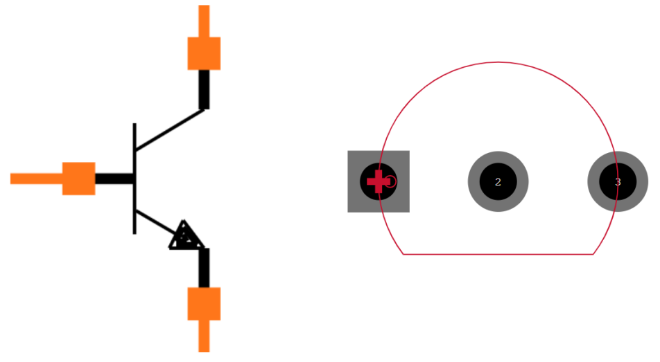 2N3904 Symbol cad model